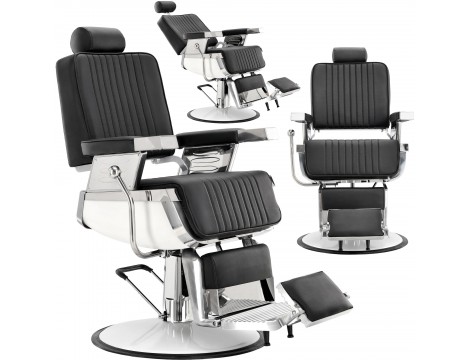 Fotel fryzjerski barberski hydrauliczny do salonu fryzjerskiego barber shop Heron Barberking w 24H Outlet