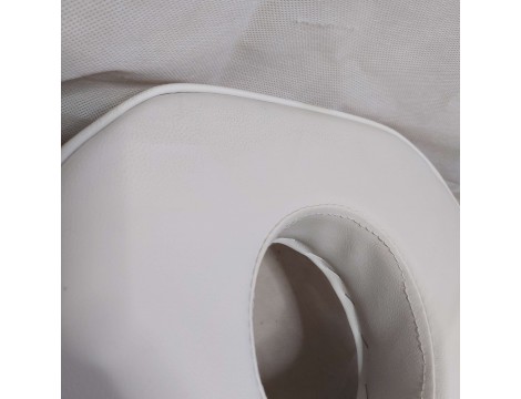 Fotel kosmetyczny z kuwetami biały łóżko leżanka spa Outlet - 20