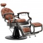 Fotel fryzjerski barberski hydrauliczny do salonu fryzjerskiego barber shop Logan Brown Gungrey Barberking Outlet - 7