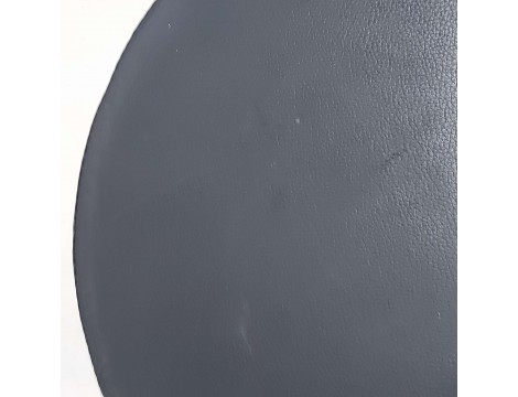Taboret kosmetyczny z oparciem czarny wysoka jakość Outlet - 4