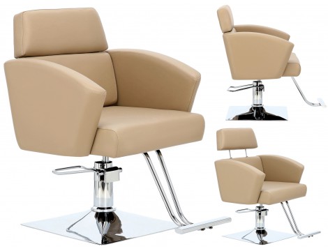 Fotel fryzjerski Lily hydrauliczny obrotowy do salonu fryzjerskiego podnóżek krzesło fryzjerskie Outlet