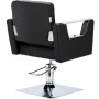 Fotel fryzjerski Kora Black hydrauliczny obrotowy do salonu fryzjerskiego krzesło fryzjerskie Outlet - 4