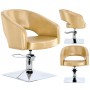 Fotel fryzjerski Greta hydrauliczny obrotowy do salonu fryzjerskiego krzesło fryzjerskie Outlet