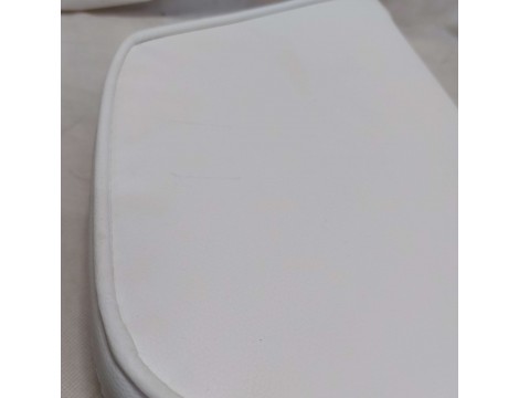 Fotel kosmetyczny z kuwetami biały łóżko leżanka spa Outlet - 8