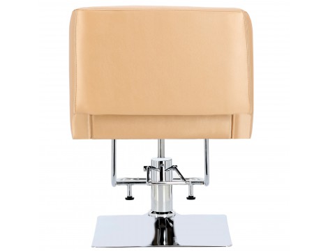 Fotel fryzjerski Pikos hydrauliczny obrotowy do salonu fryzjerskiego podnóżek chromowany krzesło fryzjerskie Outlet - 5