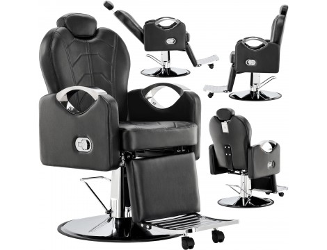 Fotel fryzjerski barberski hydrauliczny do salonu fryzjerskiego barber shop Besarion barberking Outlet