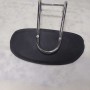 Taboret kosmetyczny okrągły fryzjerski hoker stołek czarny Outlet - 6