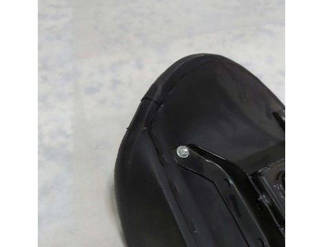 Taboret kosmetyczny fryzjerski z oparciem krzesło hoker SPA mobilny Outlet - 4