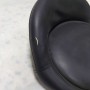 Krzesło taboret kosmetyczny fryzjerski czarny Outlet - 2