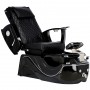 Fotel kosmetyczny elektryczny z masażem do pedicure stóp do salonu SPA czarny Outlet - 6