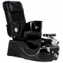 Fotel kosmetyczny elektryczny z masażem do pedicure stóp do salonu SPA czarny Outlet - 2
