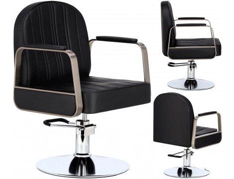 Fotel fryzjerski Drake hydrauliczny obrotowy do salonu fryzjerskiego krzesło fryzjerskie Outlet