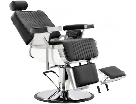 Fotel fryzjerski barberski hydrauliczny do salonu fryzjerskiego barber shop Parys Barberking w 24H Outlet - 3