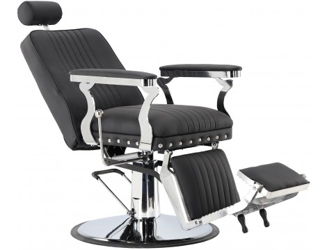 Fotel fryzjerski barberski hydrauliczny do salonu fryzjerskiego barber shop Heliodor Barberking w 24H Outlet - 2