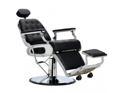 Fotel fryzjerski barberski hydrauliczny do salonu fryzjerskiego barber shop Viktor Barberking w 24H Outlet - 3