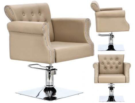 Fotel fryzjerski Kiva hydrauliczny obrotowy do salonu fryzjerskiego krzesło fryzjerskie Outlet