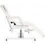 Fotel kosmetyczny hydrauliczny obrotowy spa biały leżanka Outlet - 7