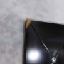 Recepcja fryzjerska lakierowana diamond sim 80 cm kosmetyczna do salonu czarna złożona Outlet - 9