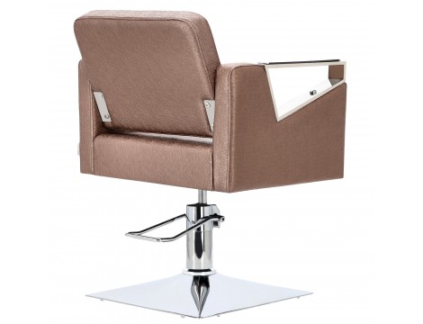 Fotel fryzjerski Tomas hydrauliczny obrotowy do salonu fryzjerskiego podnóżek chromowany krzesło fryzjerskie Outlet - 4