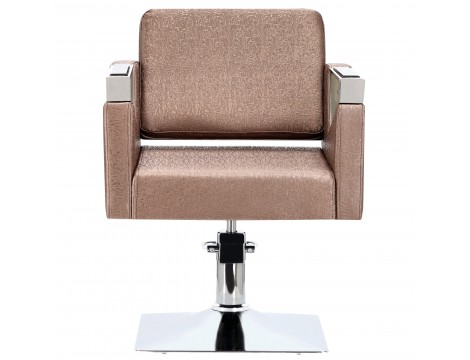 Fotel fryzjerski Tomas hydrauliczny obrotowy do salonu fryzjerskiego podnóżek chromowany krzesło fryzjerskie Outlet - 5
